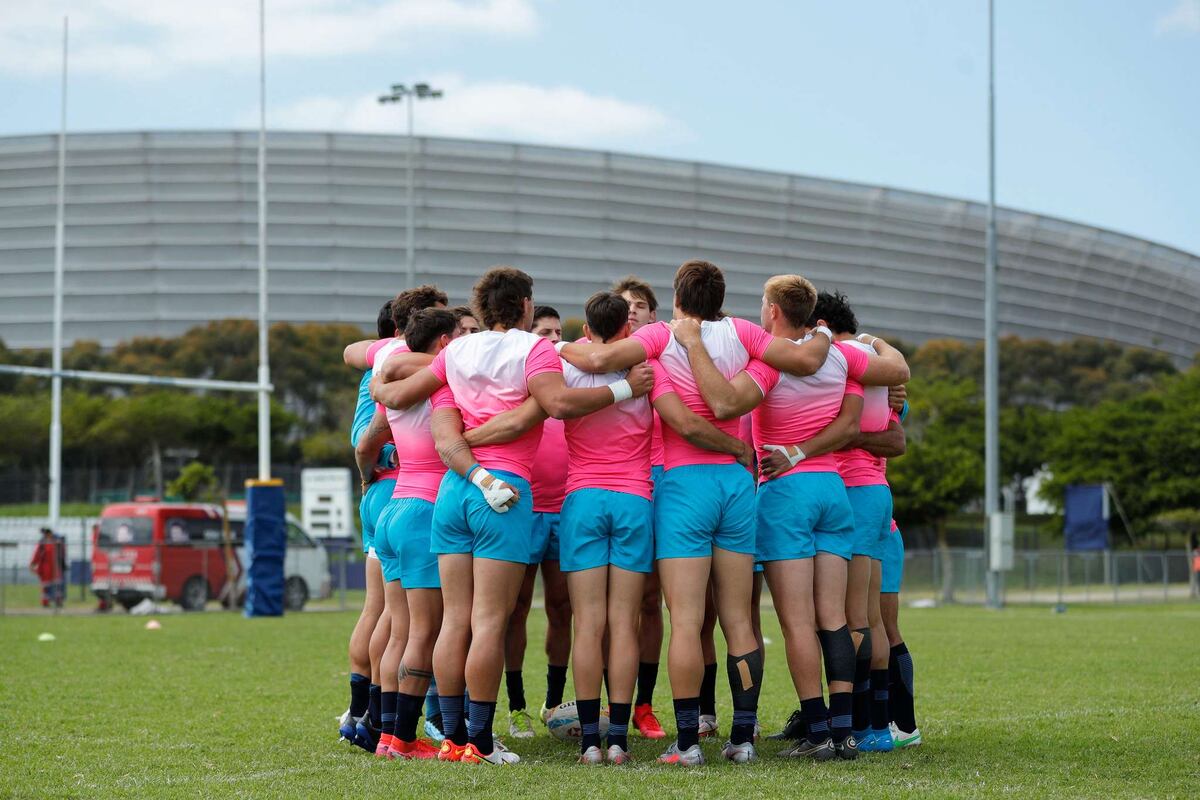 Los Pumas arrancan el sueño mundialista en Ciudad del Cabo, Sudáfrica. (World Rugby / Mike Lee y Thinus Maritz)