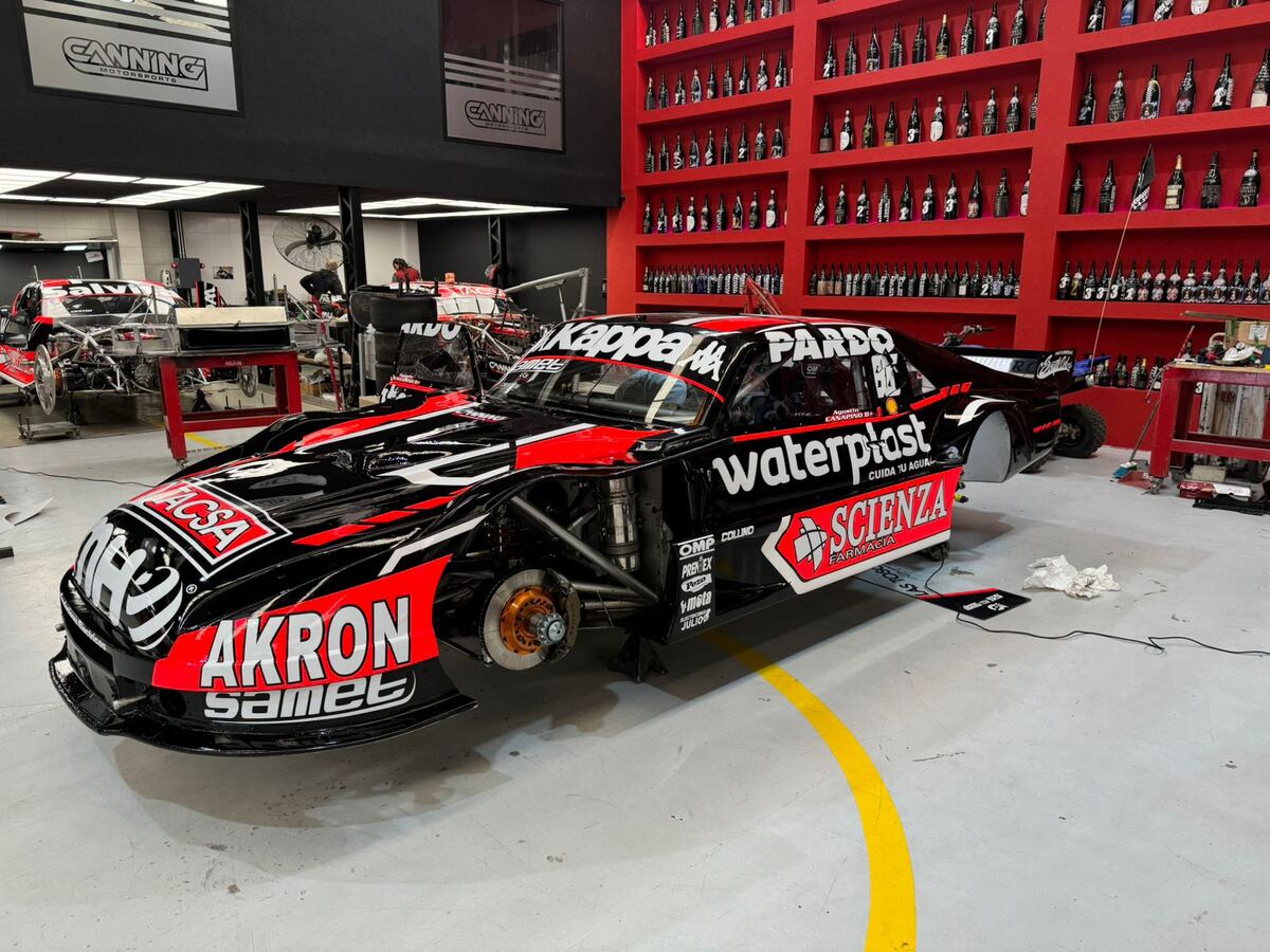 La Chevy de Agustín Canapino con la que volverá a correr en el TC en Buenos Aires. (Prensa Canning Motorsports)