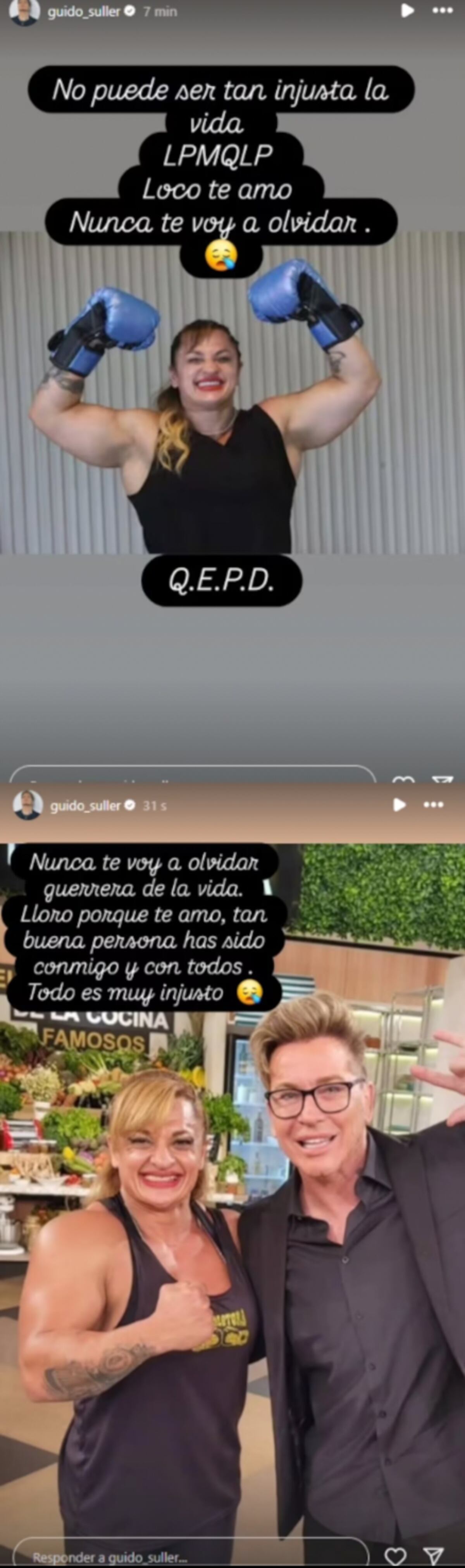 Guido Süller, conmovido por la muerte de "La locomotora" Oliveras. (Foto: captura de pantalla)
