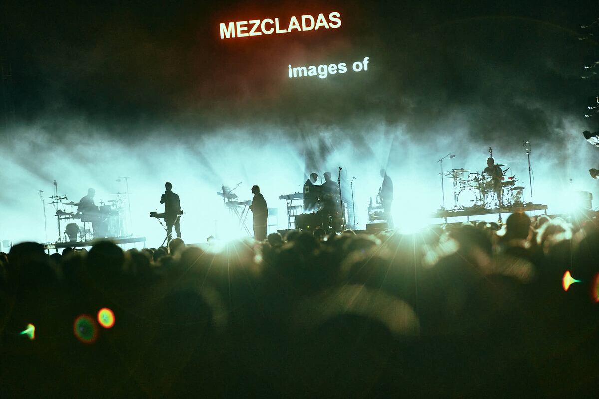 Massive Attack, muy flasheante durante su paso por Music Wins. (Gentileza Lady Miru)