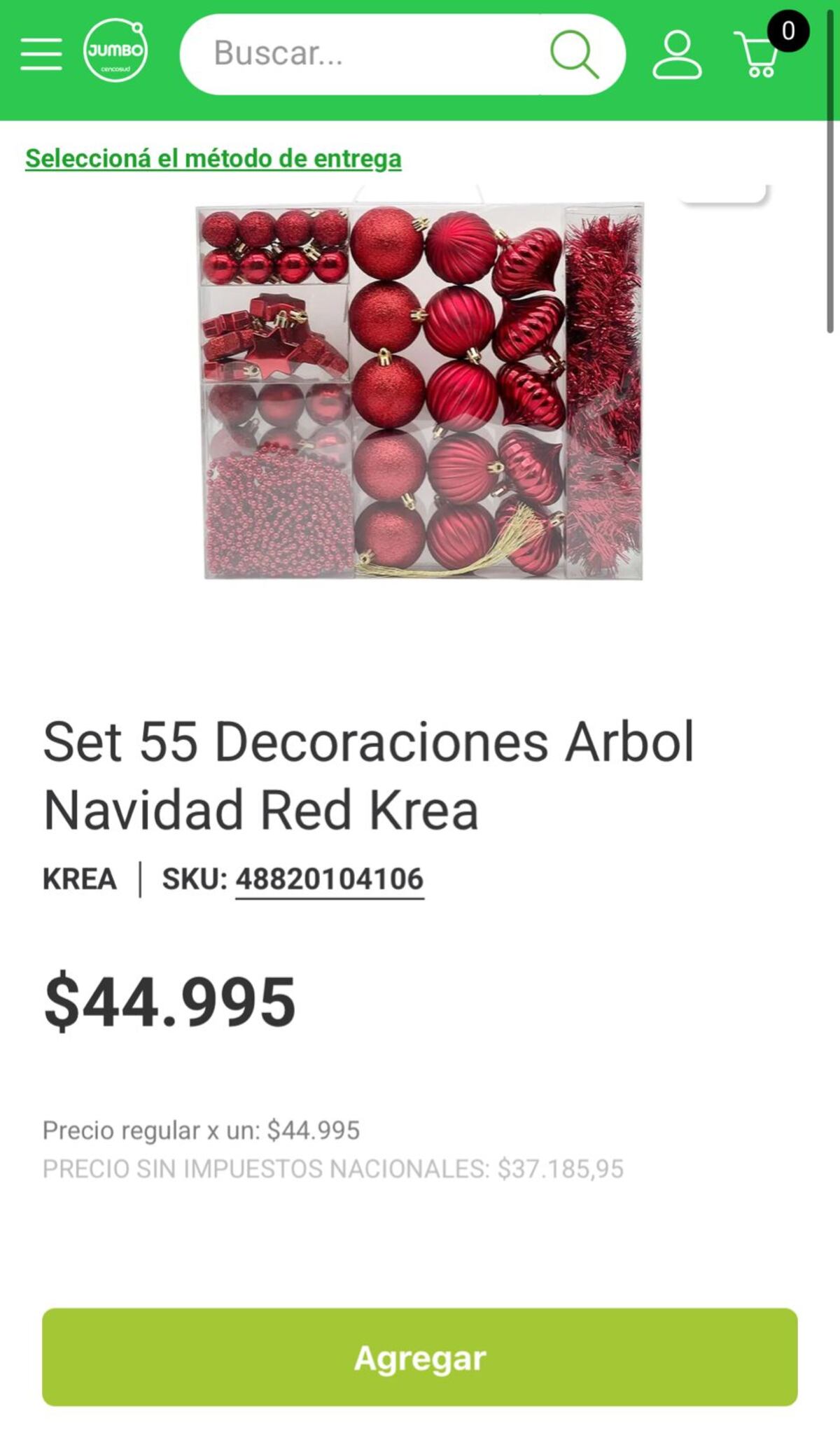 Jumbo ofrece un variado catálogo para la decoración navideña.