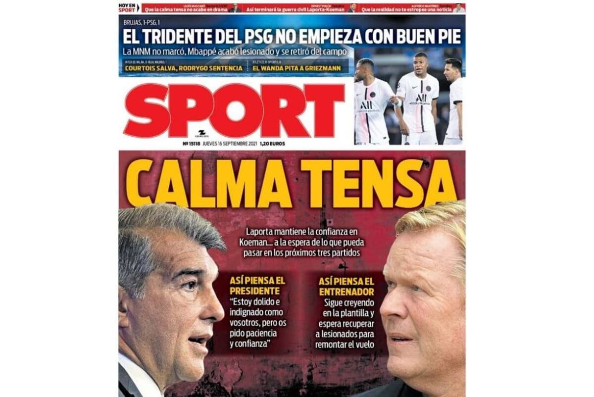 Tapa Diario Sport