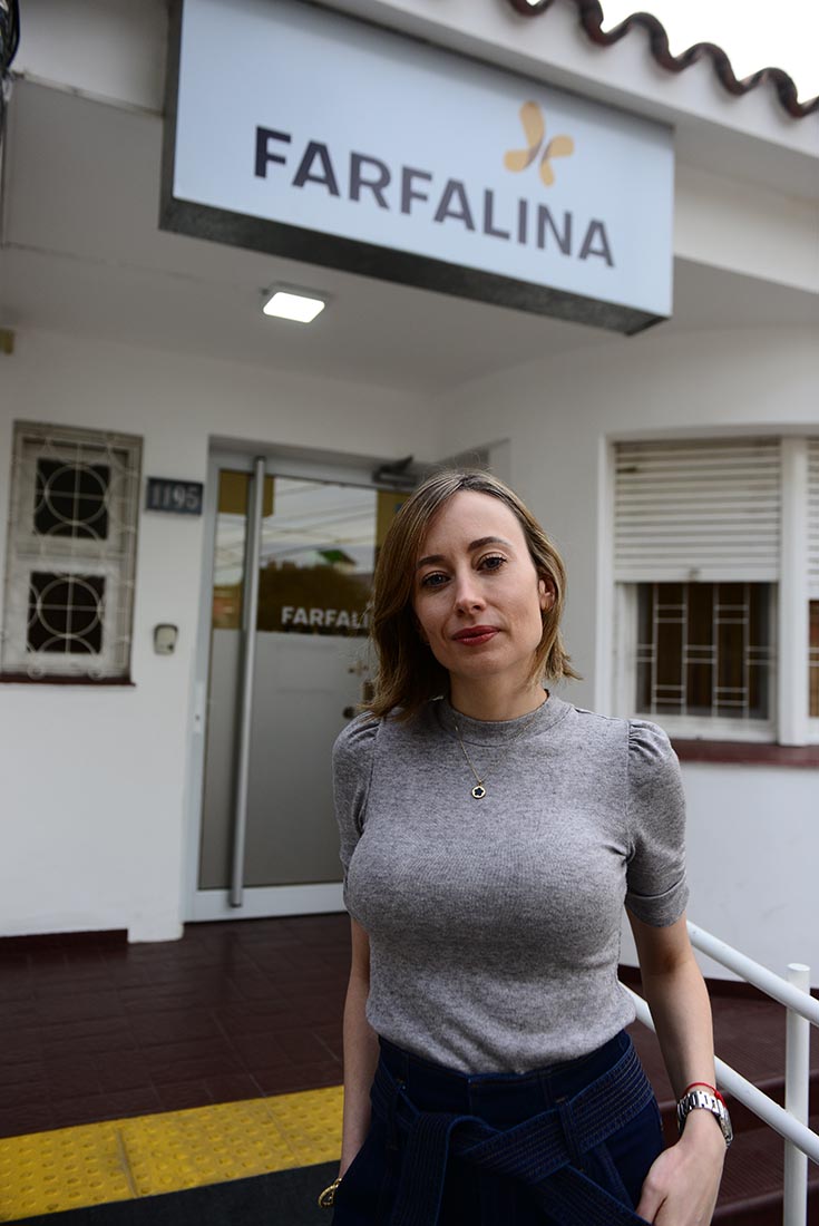 Virginia Els, fundadora de Farfalina. (José Gabriel Hernández / La Voz).