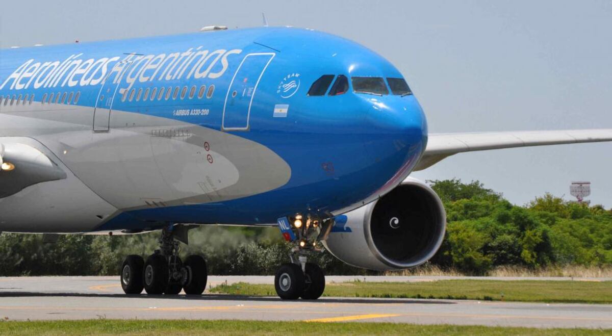 Avión. Imagen ilustrativa. (Prensa Aerolíneas Argentinas/Télam/Archivo)