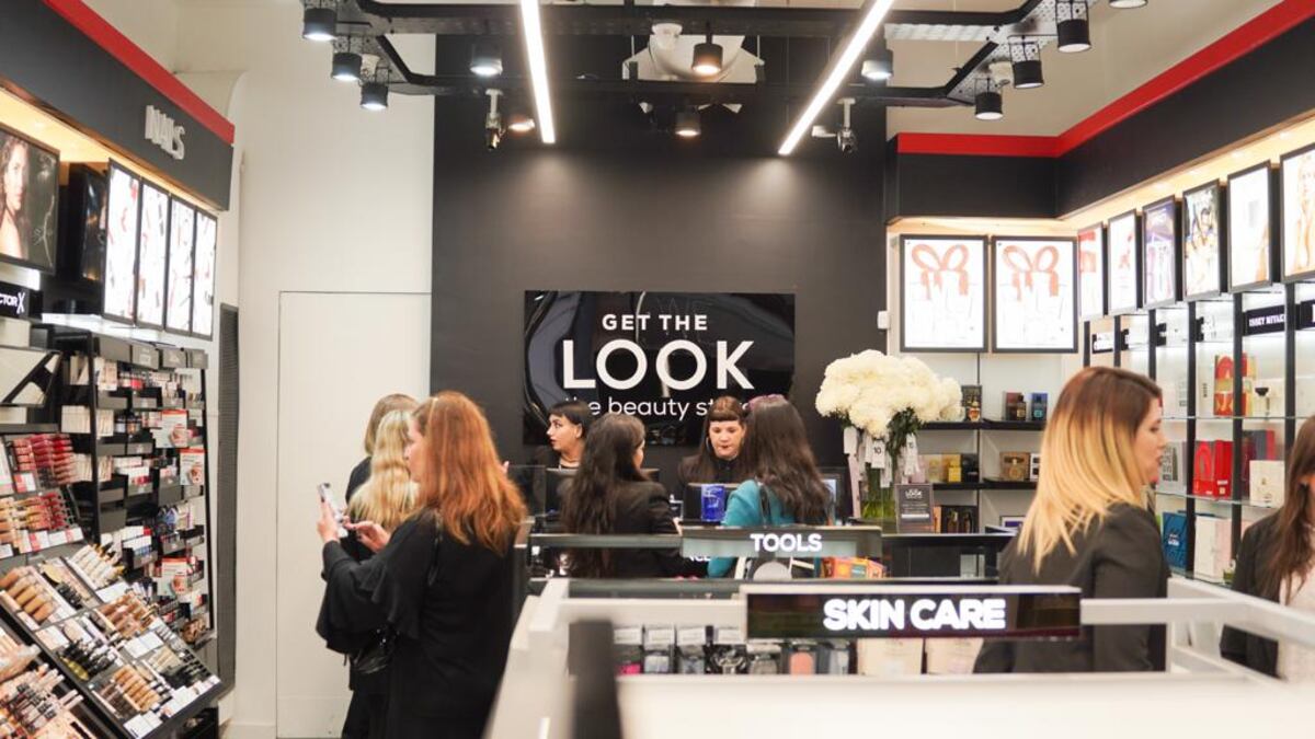 Uno de los 19 locales activos de Get de Look, la cadena de cosmética y perfumería del grupo propietario de Farmacity.
