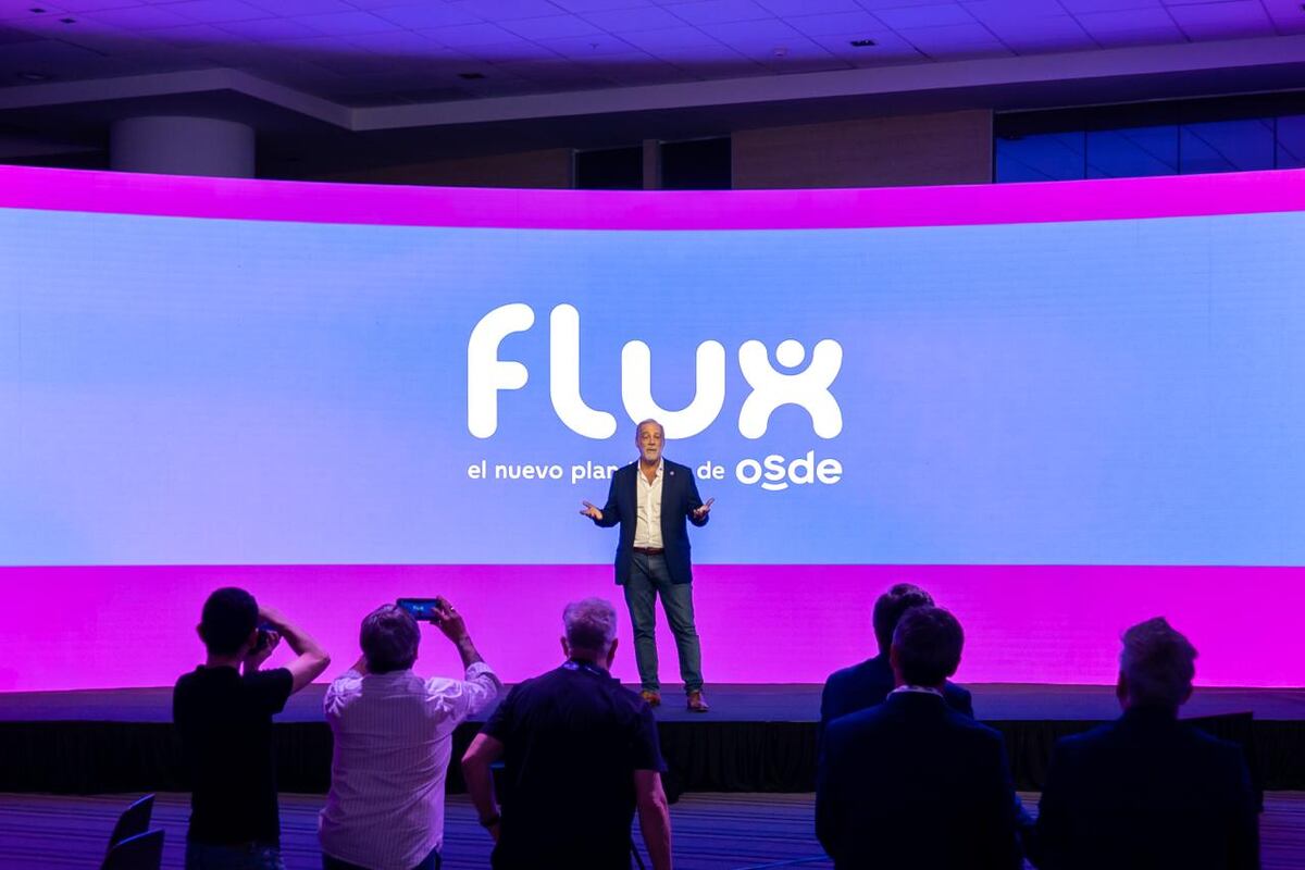 Presentación de Flux en el Auditorio de Osde en Córdoba (Foto: Osde)