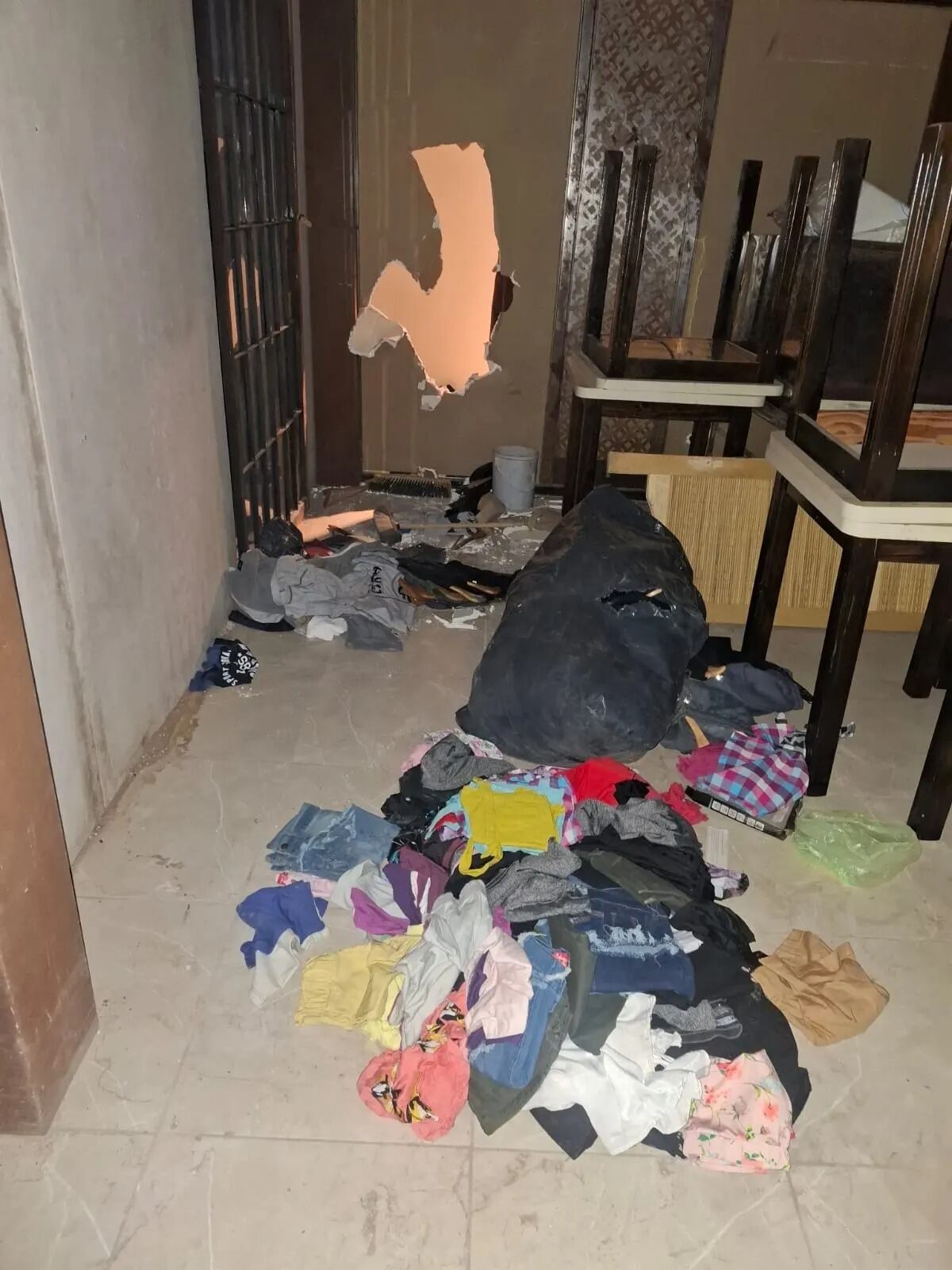 Imágenes del intento de robo en Río Cuarto. (Policía de Córdoba)