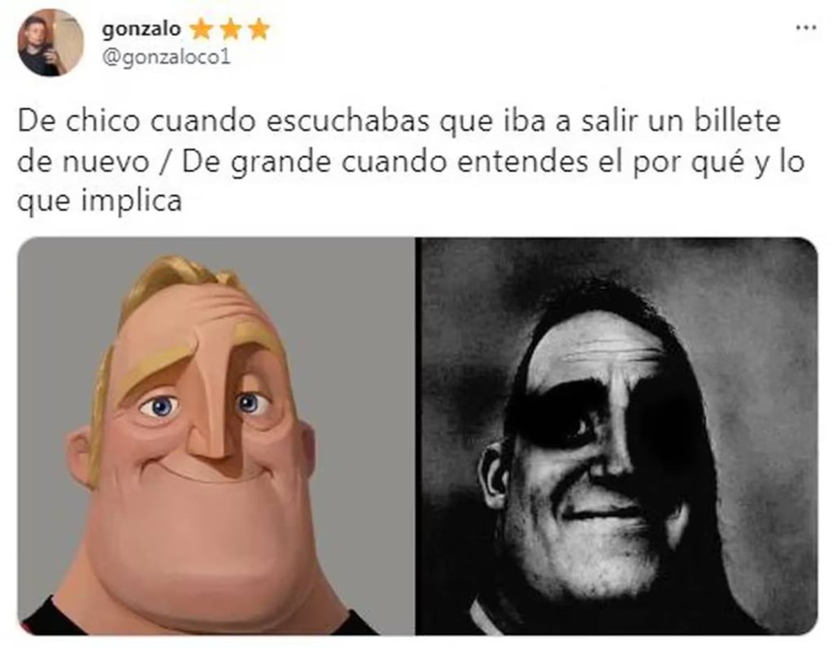 Comenzó a circular en nuevo billete de dos mil pesos y estallaron los memes. (Internet)