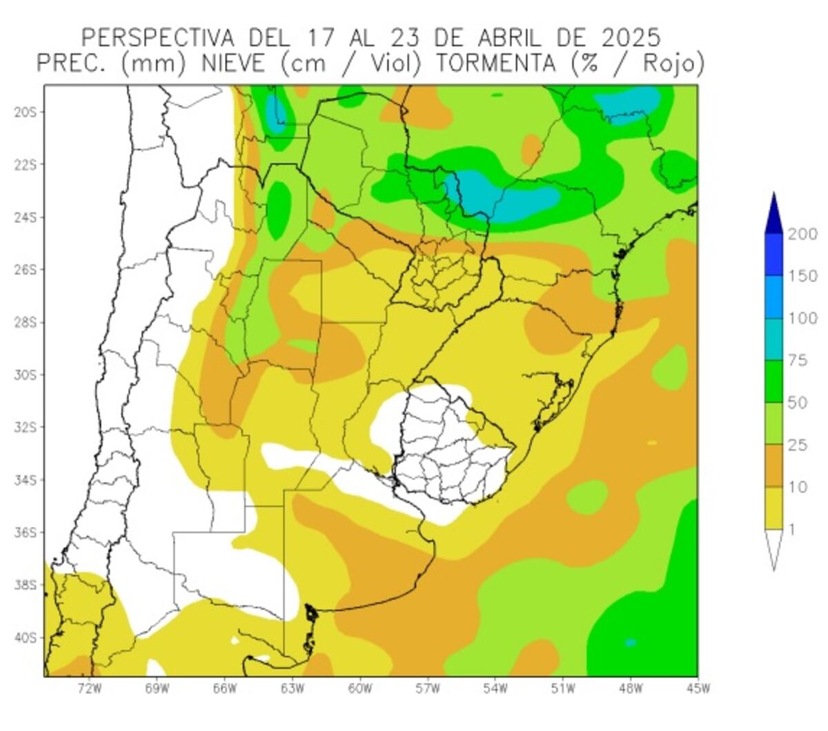 El clima en Pascua. (Bolsa de Cereales de Buenos Aires)