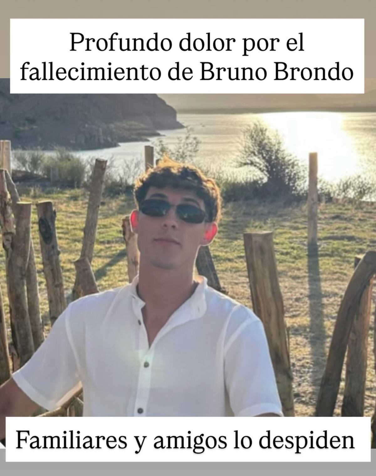 Pesar en Río Cuarto por la muerte de un joven.