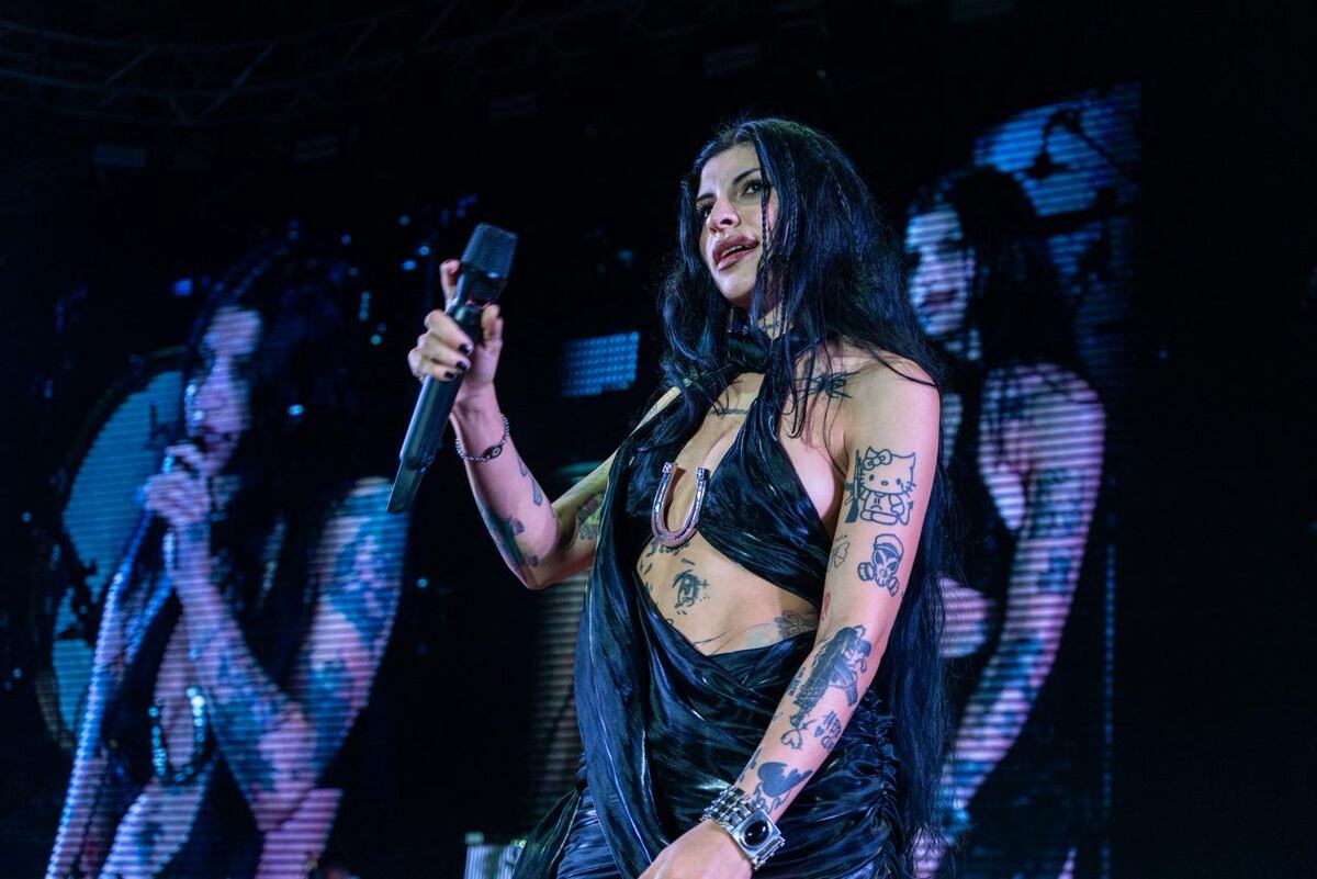 Cazzu debutó en el Festival de Jesús María de la mano de su laureado disco "Latinaje". (La Voz).
