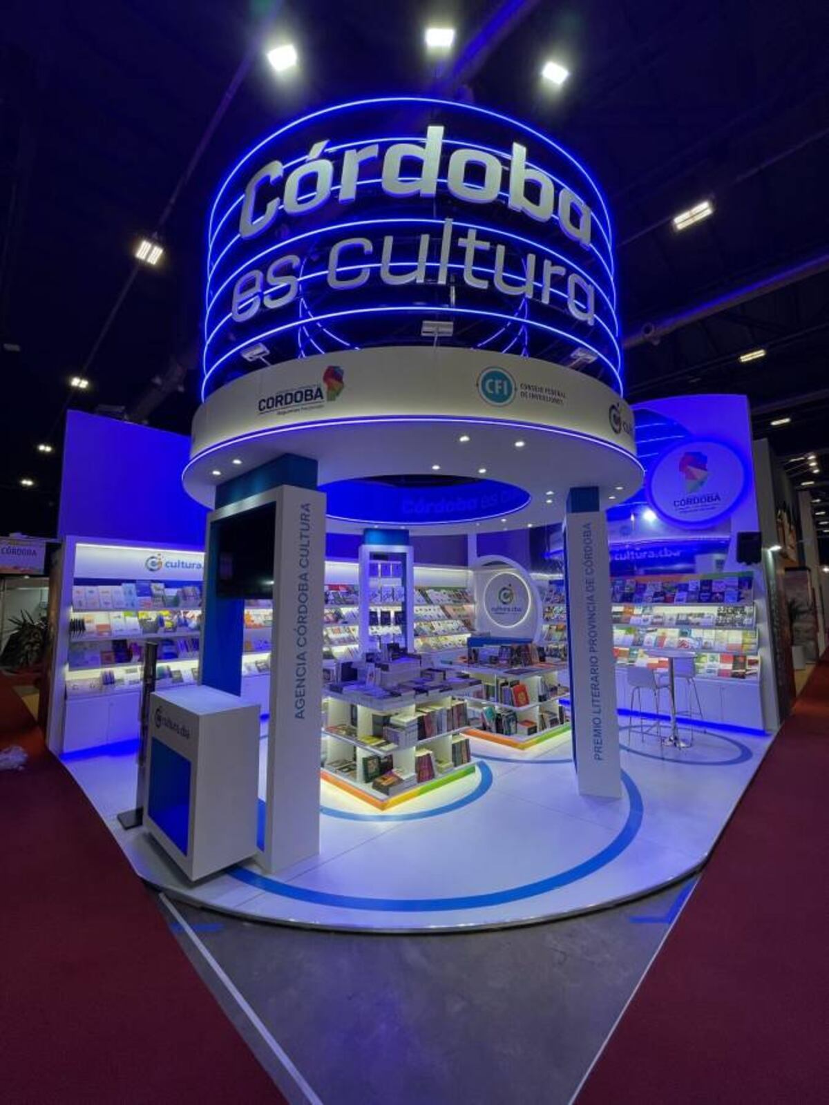 El stand cordobés en la 49ª  Feria Internacional del Libro de Buenos Aires. (Agencia Córdoba Cultura)
