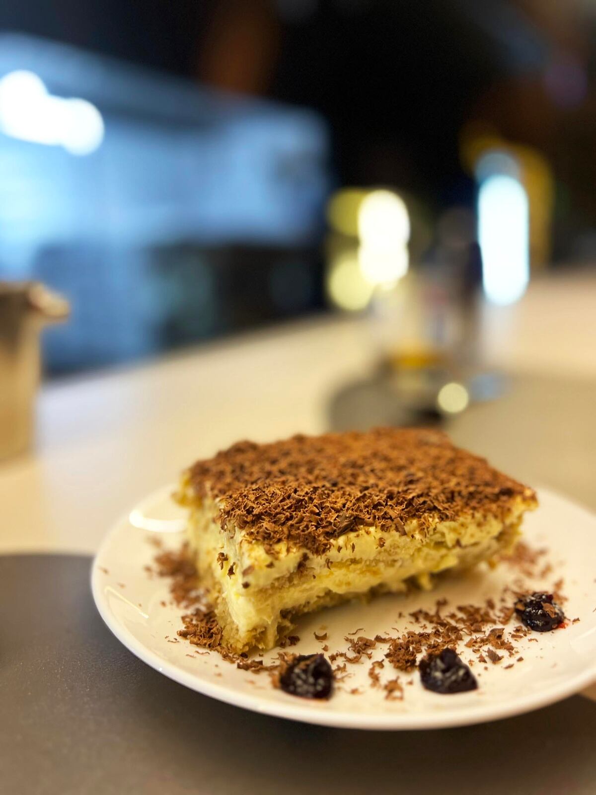 Tiramisú en Chulo Restorán. (La Voz)
