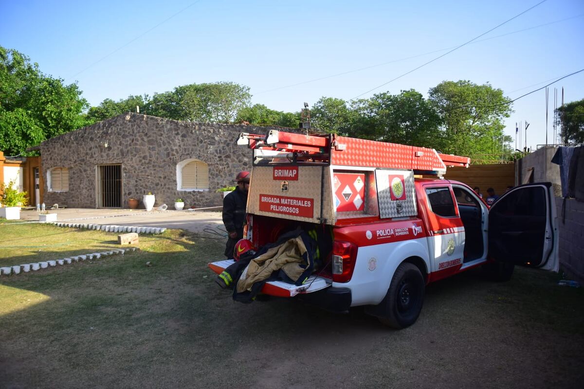La iglesia evangélica en la que ocurrió el fatal incendio, este sábado en Córdoba. (Nicolás Bravo / La Voz)