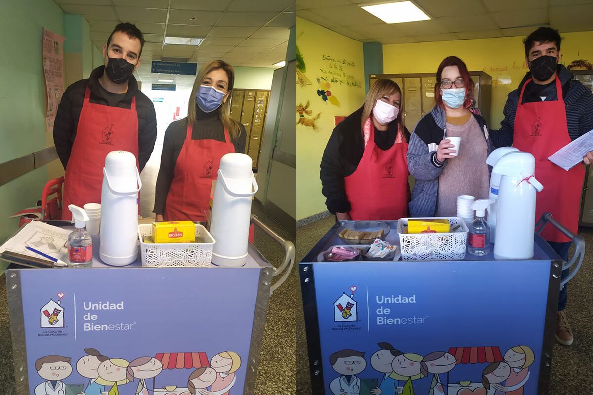 La Unidad de Bienestar tiene como objetivo aliviar el momento que están viviendo las familias de pacientes internados. Foto: Aguas Cordobesas