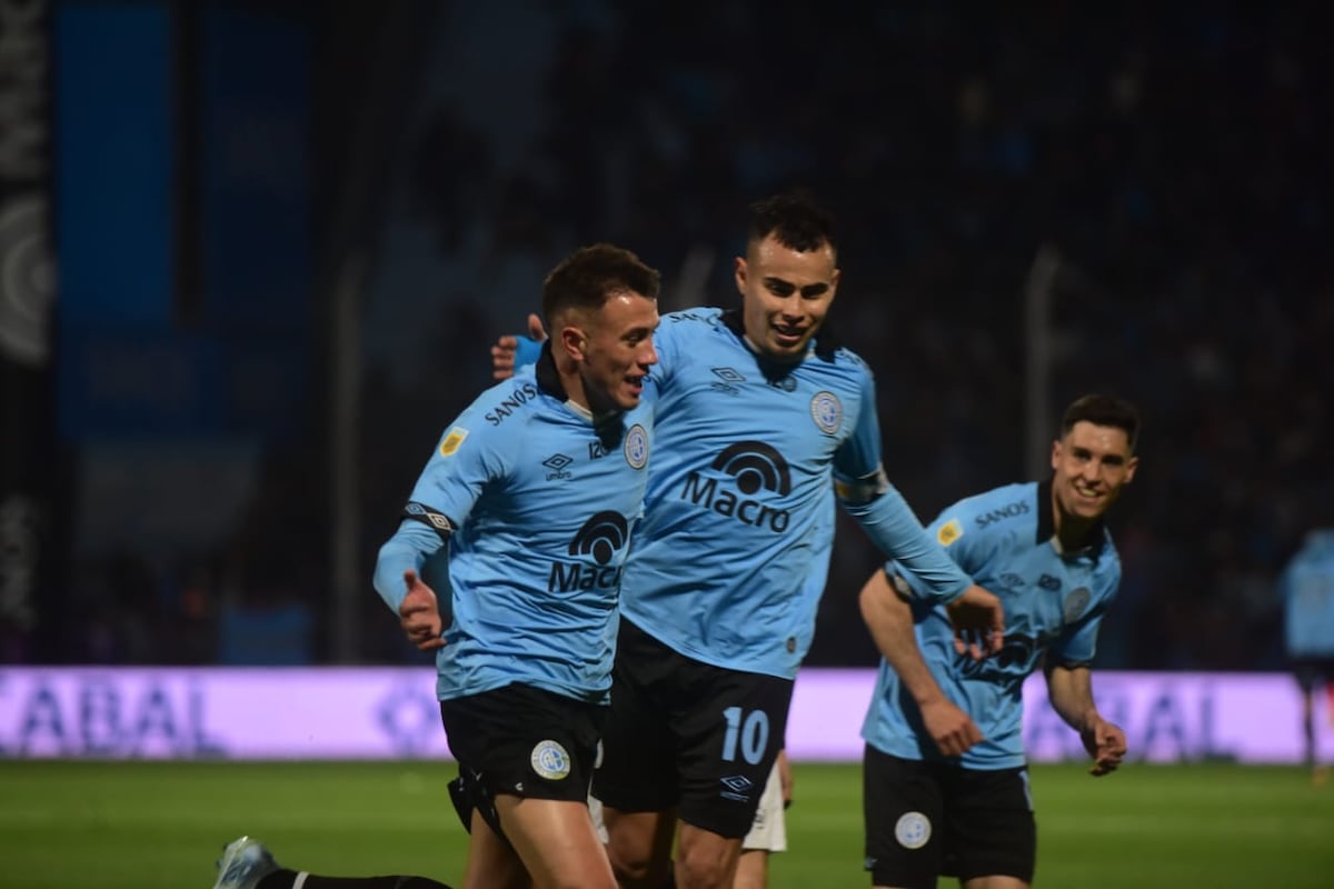 Belgrano en su partido ante Banfield, por la cuarta fecha del Clausura. (Nicolás Bravo / La Voz).