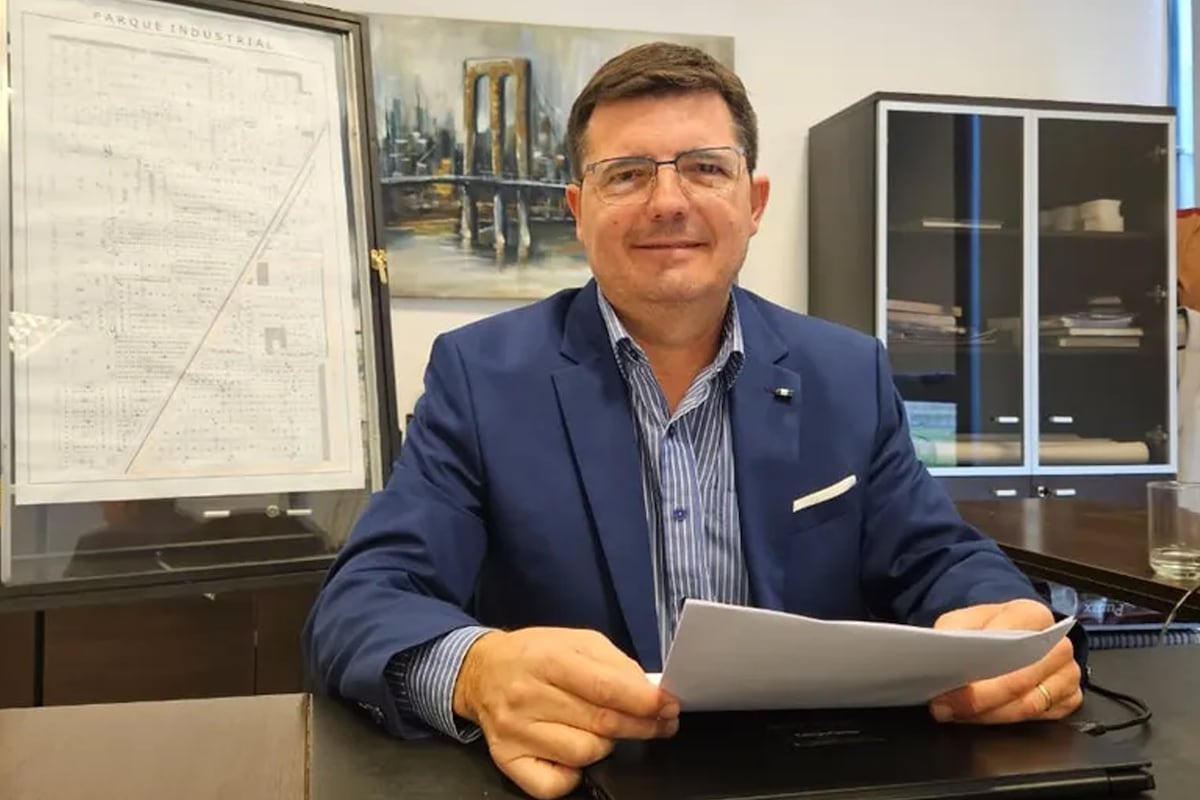 Leandro Beccaría, presidente de la Mesa Provincial de Parques Industriales de Córdoba.