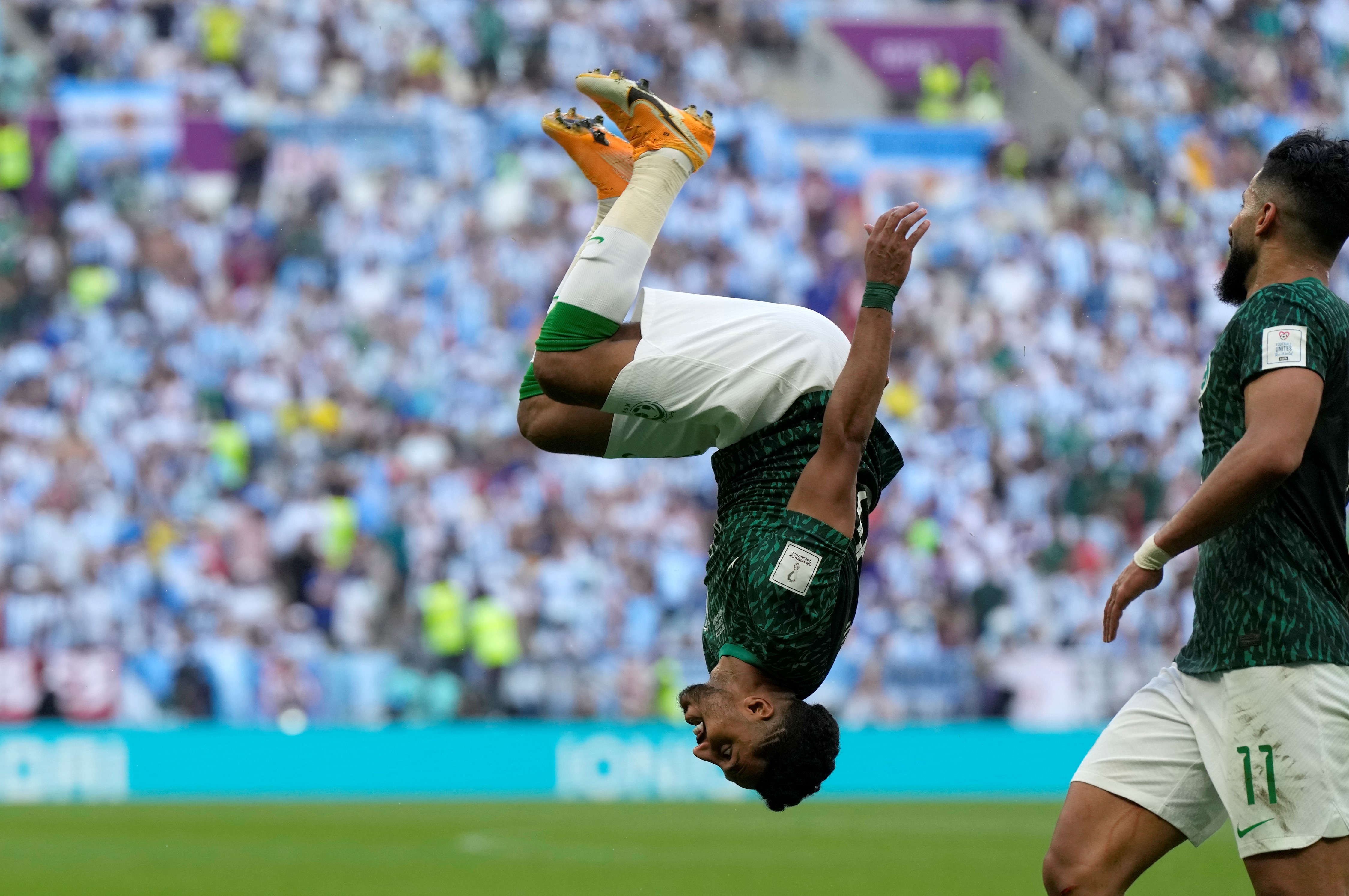 Derrota de Argentina ante Arabia Saudita. (AP)