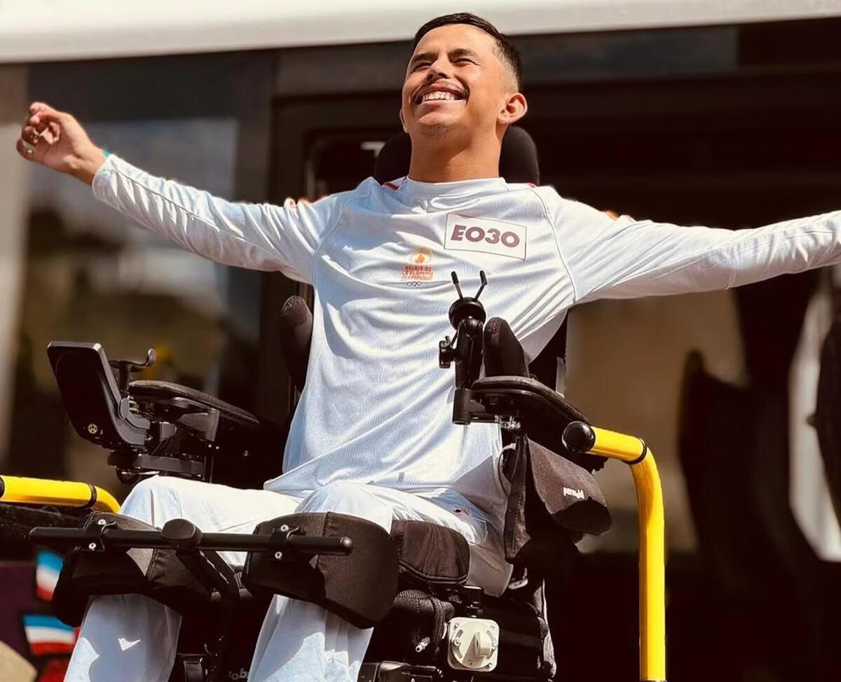 Mathias Dantin, el joven que quedó tetrapléjico tras recibir un tackle ilegal durante un partido de rugby. (Gentileza)