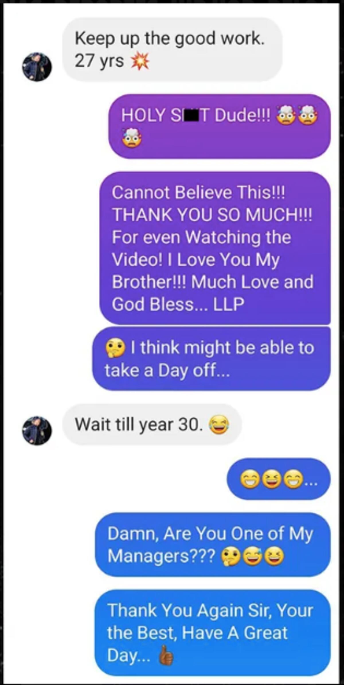 La conversación entre el actor David Spade y Kevin Ford. (Web)