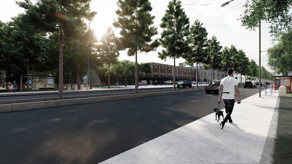 Córdoba 2050, imaginan un "Central Park" en los predios del ferrocarril de Alta Córdoba. (La Voz)