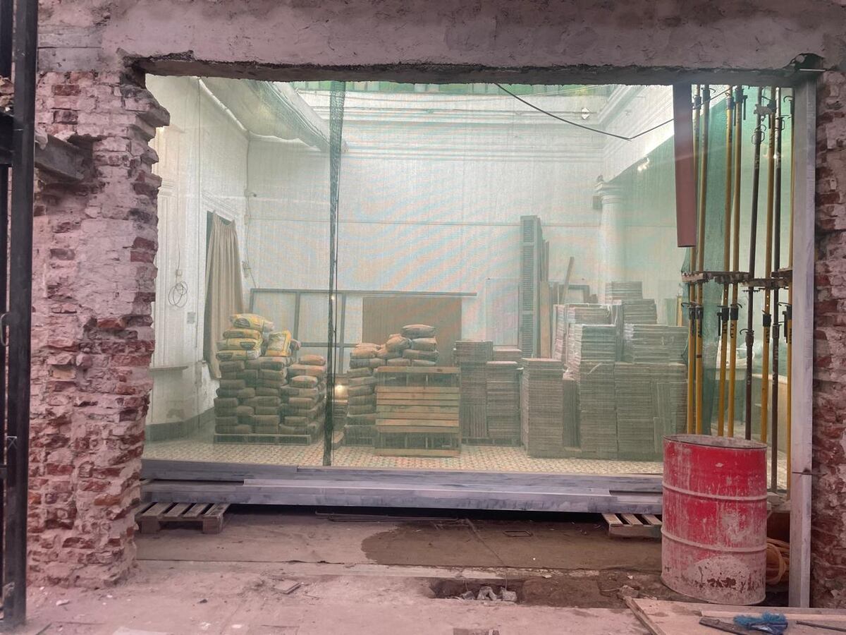 La obra de remodelación completa entró en su etapa final en Ayacucho 46.