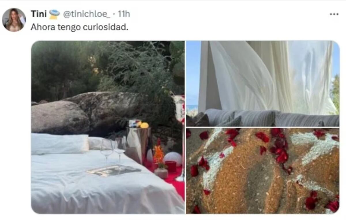 Los fans comenzaron a especular con la posibilidad de una propuesta de casamiento por parte de De Paul a Tini. (Foto: Captura de pantalla)