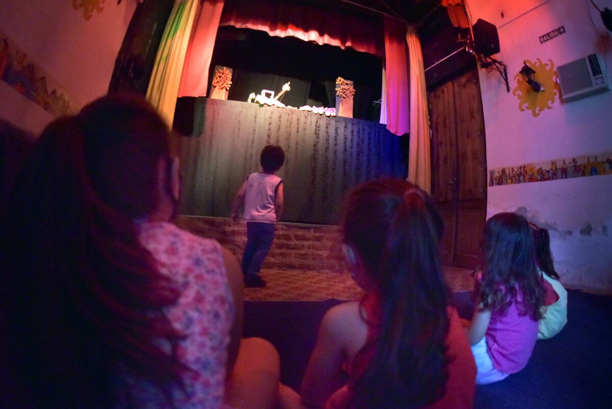 Hay funciones diarias en La Casa del Títere. Fotografía: Facundo Luque.