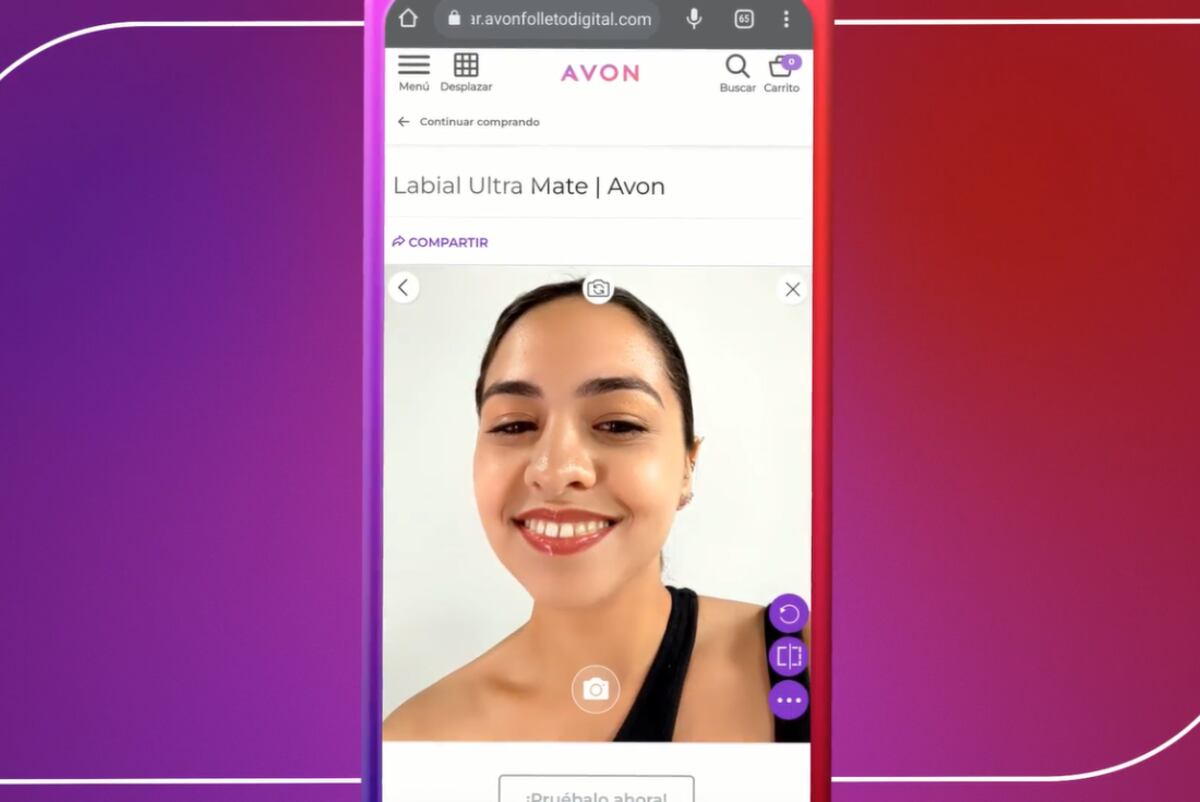Con inteligencia artificial, Avon implementa un probador virtual en su catálogo
