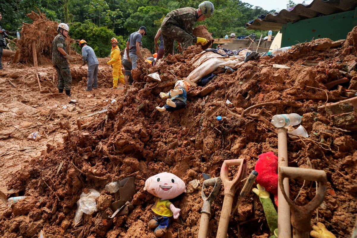 Fuertes lluvias dejaron afectados en Brasil. (AP)