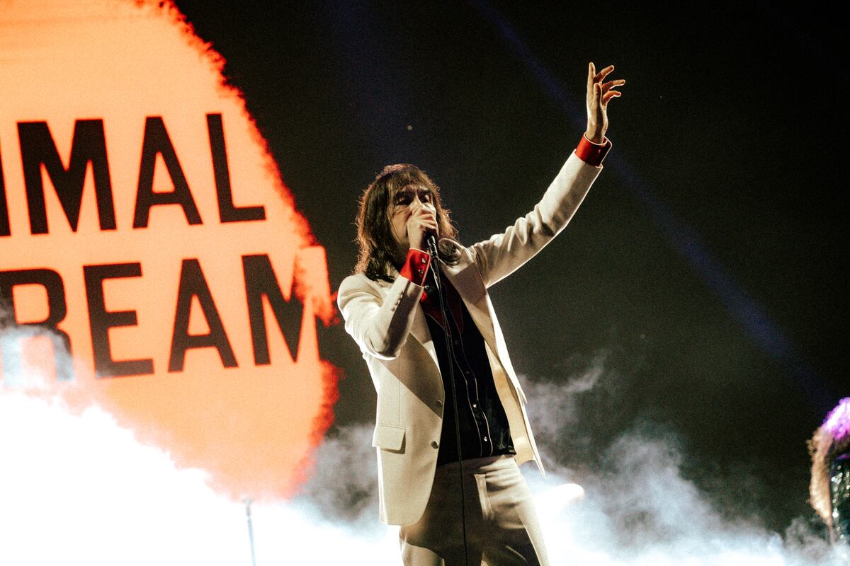 Primal Scream en el festival Music Wins, realizado en la tarde - noche del domingo en Costa Salguero, Caba. (Gentileza Lady Miru y Mateo Ronn)