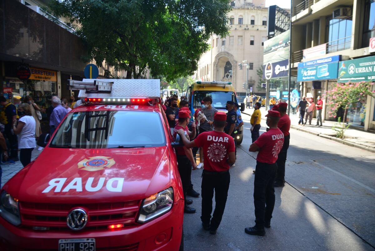 Incendio en Córdoba. (Pedro Castillo/ La Voz)