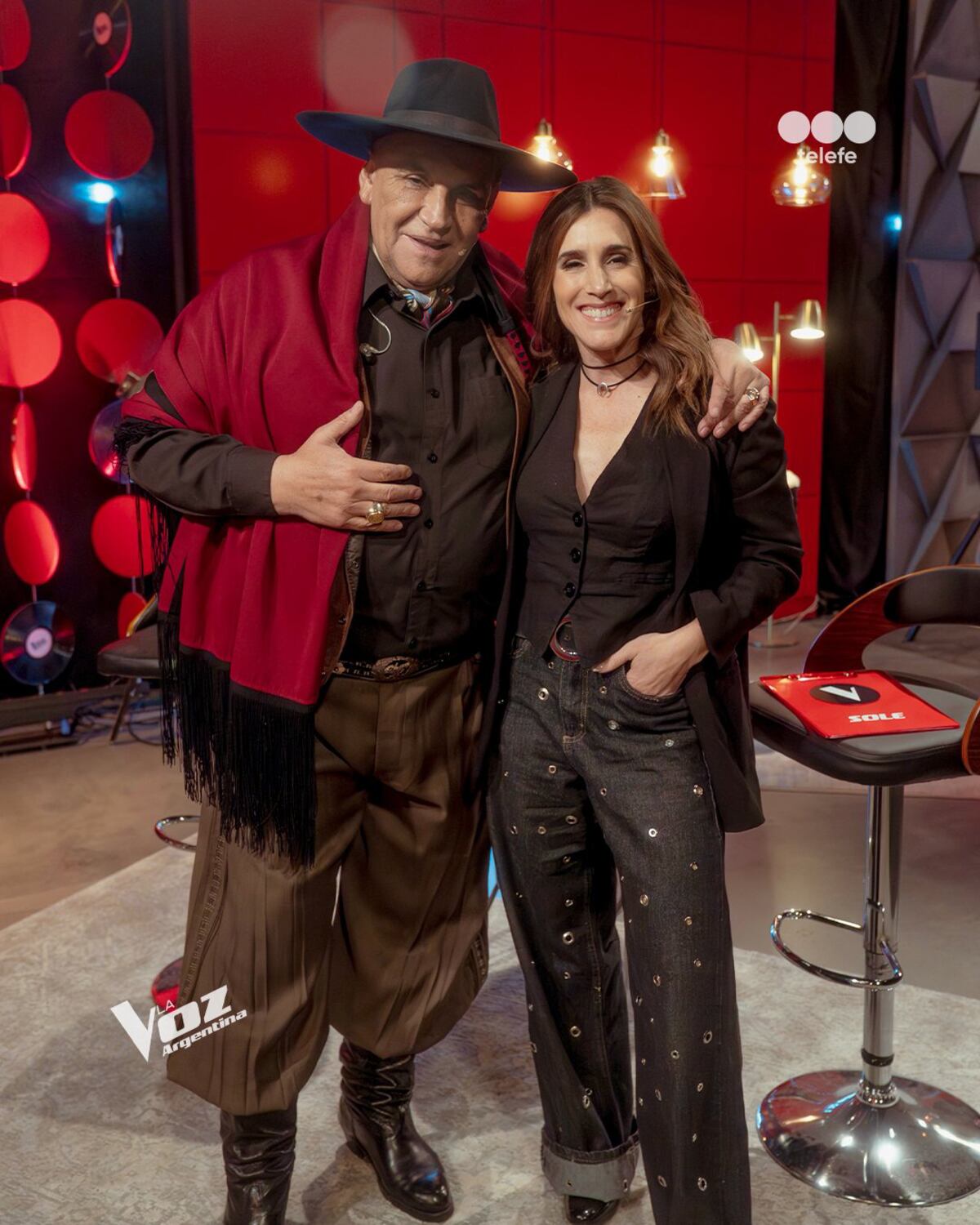Chaqueño Palavecino, con la Sole en La Voz Argentina.