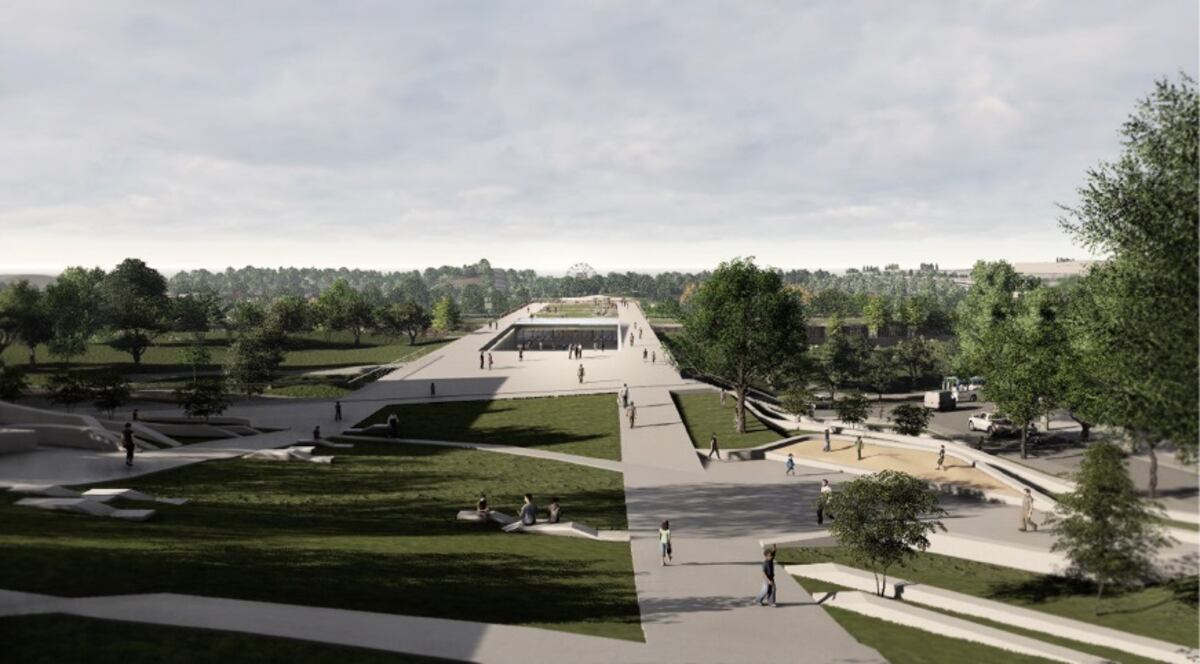 La tesis plantea la construcción de un "parque escuela" en la zona este de la ciudad de Córdoba. (La Voz).