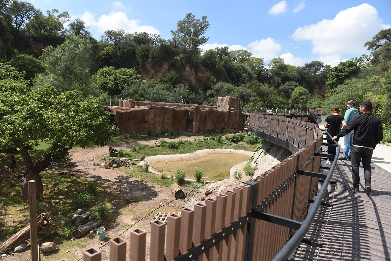 Parque de la Biodiversidad, ya está listo el recinto nuevo de los osos. (José Gabriel Hernández / La Voz)