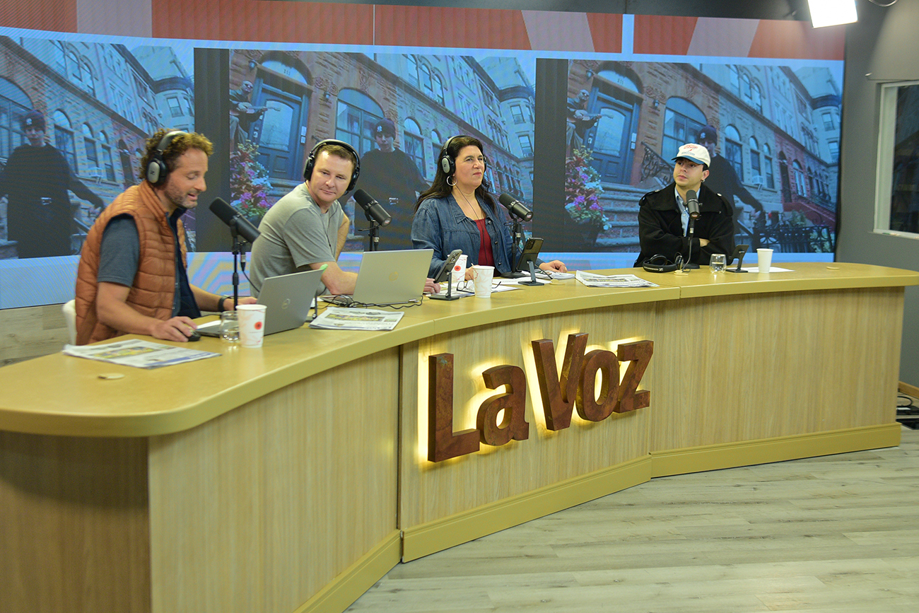Rusher en la mañana de La Voz en Vivo. (Pedro Castillo / La Voz)