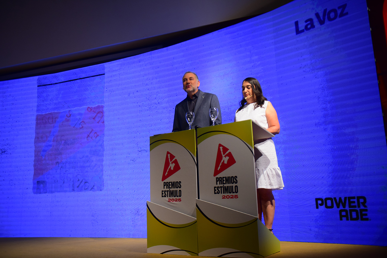 Entrega de los Premios Estímulo 2025 que entrega La Voz del Interiro en el Auditorio. (José Gabriel Hernández / La Voz)