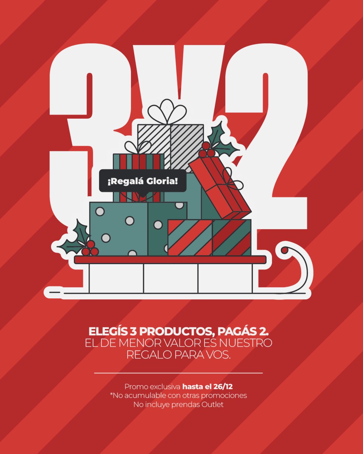 Navidad 2025: Gloria Manía lanza su campaña especial para hinchas. (Gentileza Instituto)