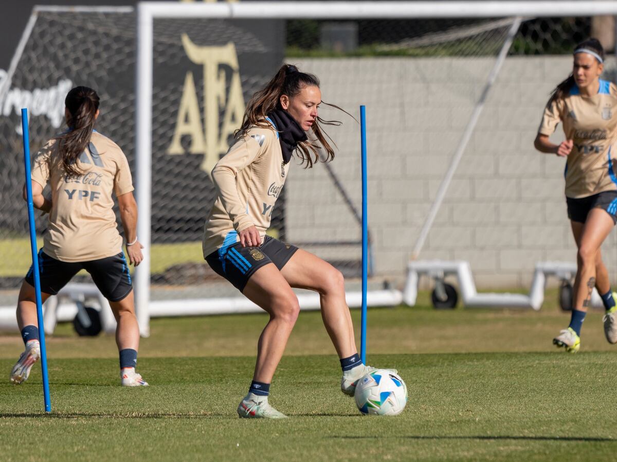 Florencia Bonsegundo en la previa de la Copa América 2025 (AFA)