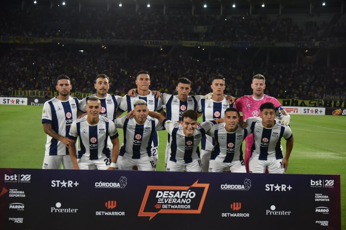El equipo que jugó el sábado pasado frente a Boca. (Facundo Luque / La Voz)