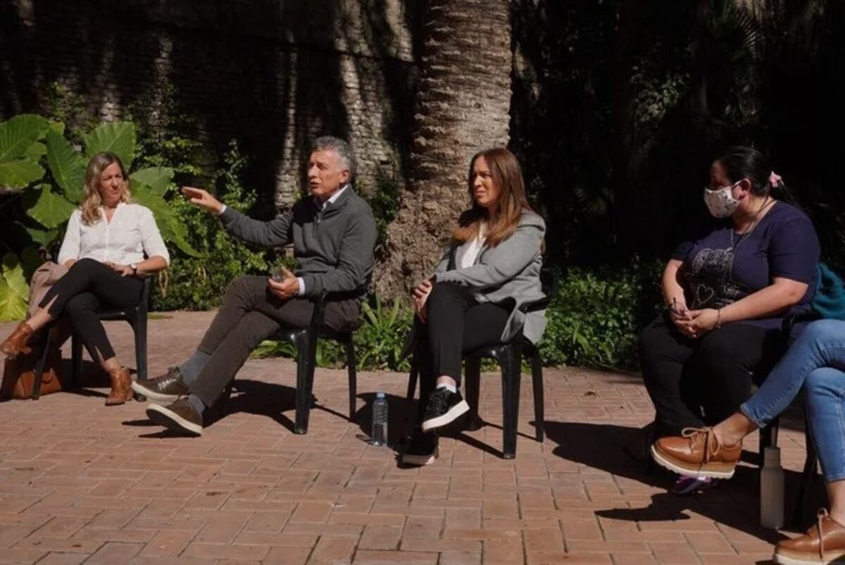 Macri con Vidal. (Clarín)