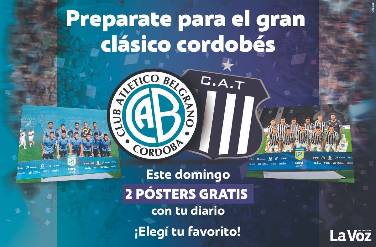 Pósters de Talleres y Berlgrano.