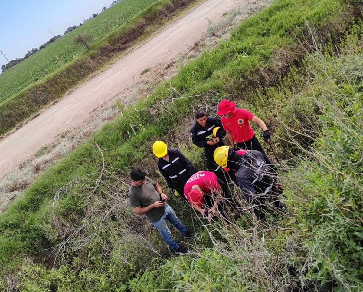 El sitio, cerca de Villa María, donde fue hallada el arma del crimen de Pozo del Molle