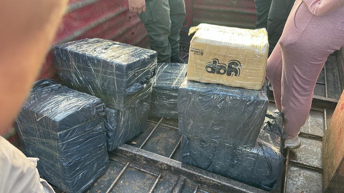 El secuestro de droga. (Ministerio de Seguridad)