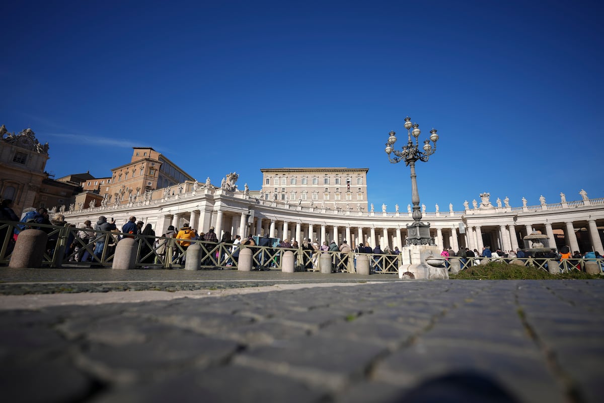 La Plaza de San Pedro en el Vaticano. (AP foto/Andrew Medichini)