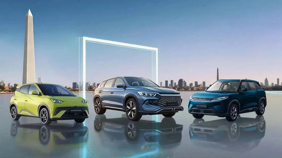 BYD. Los tres modelos.