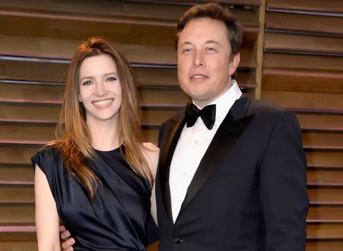 Justine Wilson y Elon Musk .