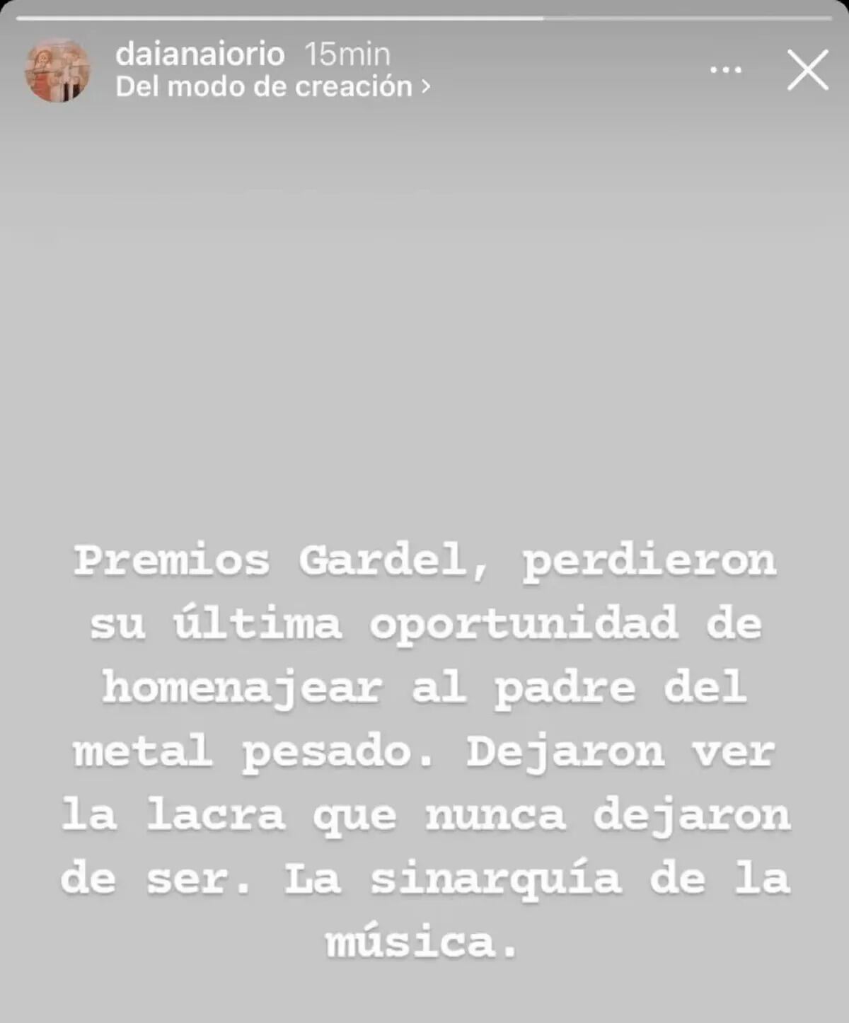 Charly García homenajeado, y la hija de Iorio se quejó por la falta de reconocimiento a su padre.