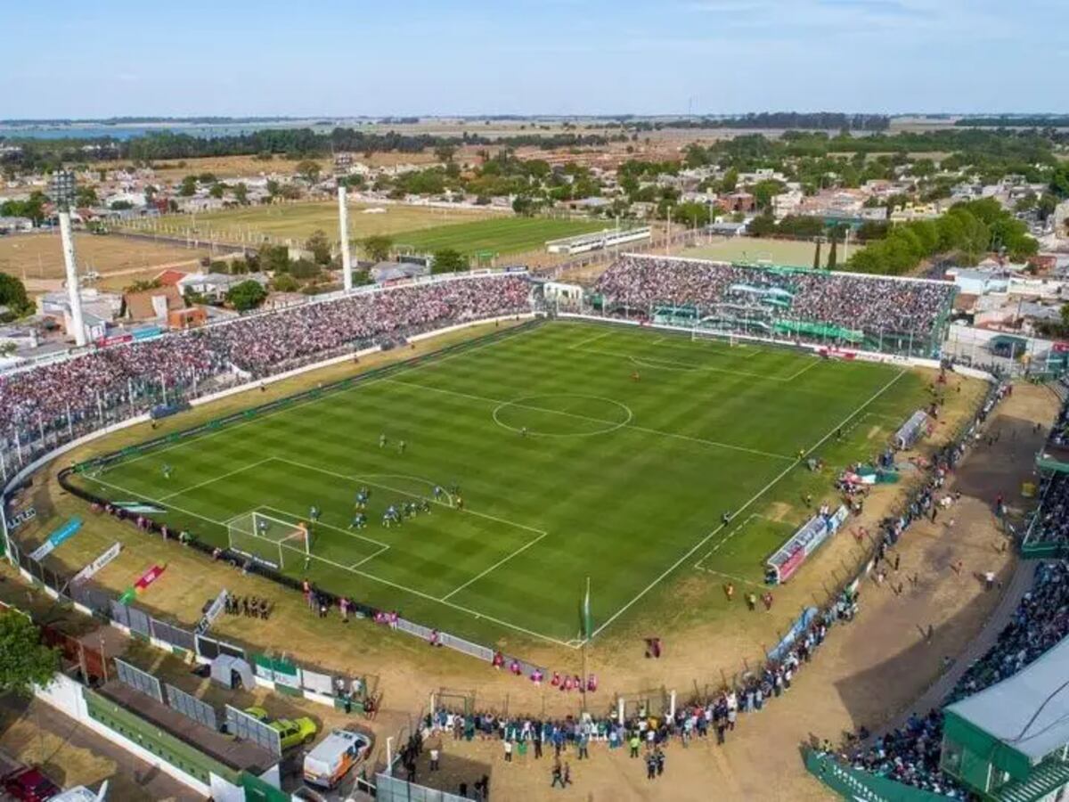 El estadio Eva Perón de Junín.