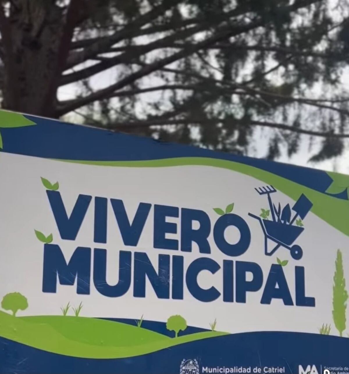 Vivero municipal de Catriel.